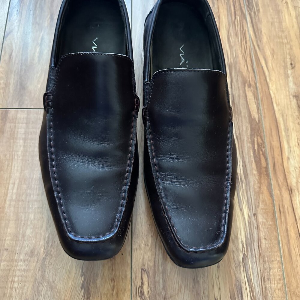 Via Spiga Mens loafer dress shoes Size 10.5